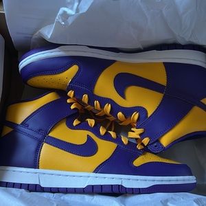 Nike Lakers dunk high retro